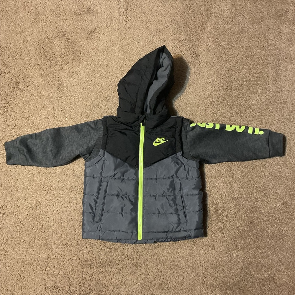 Nike Charcoal Fleece Jacket